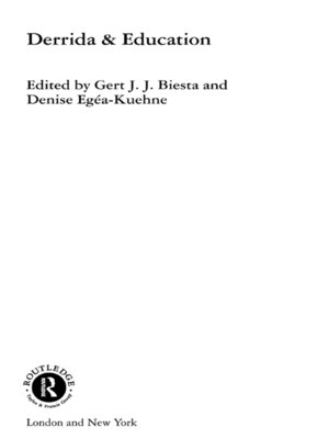 cover image of Derrida & Education